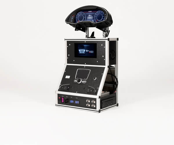 Example of a test bench with Extension Level 1 for automotive entertainment testing