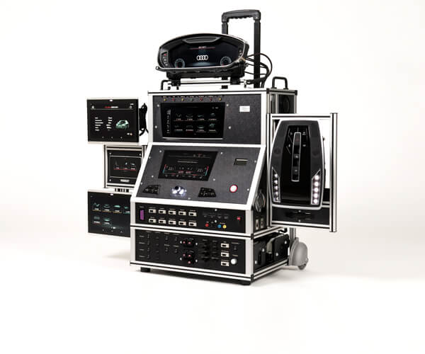 Example of a test bench with Extension Level 3 for automotive entertainment testing